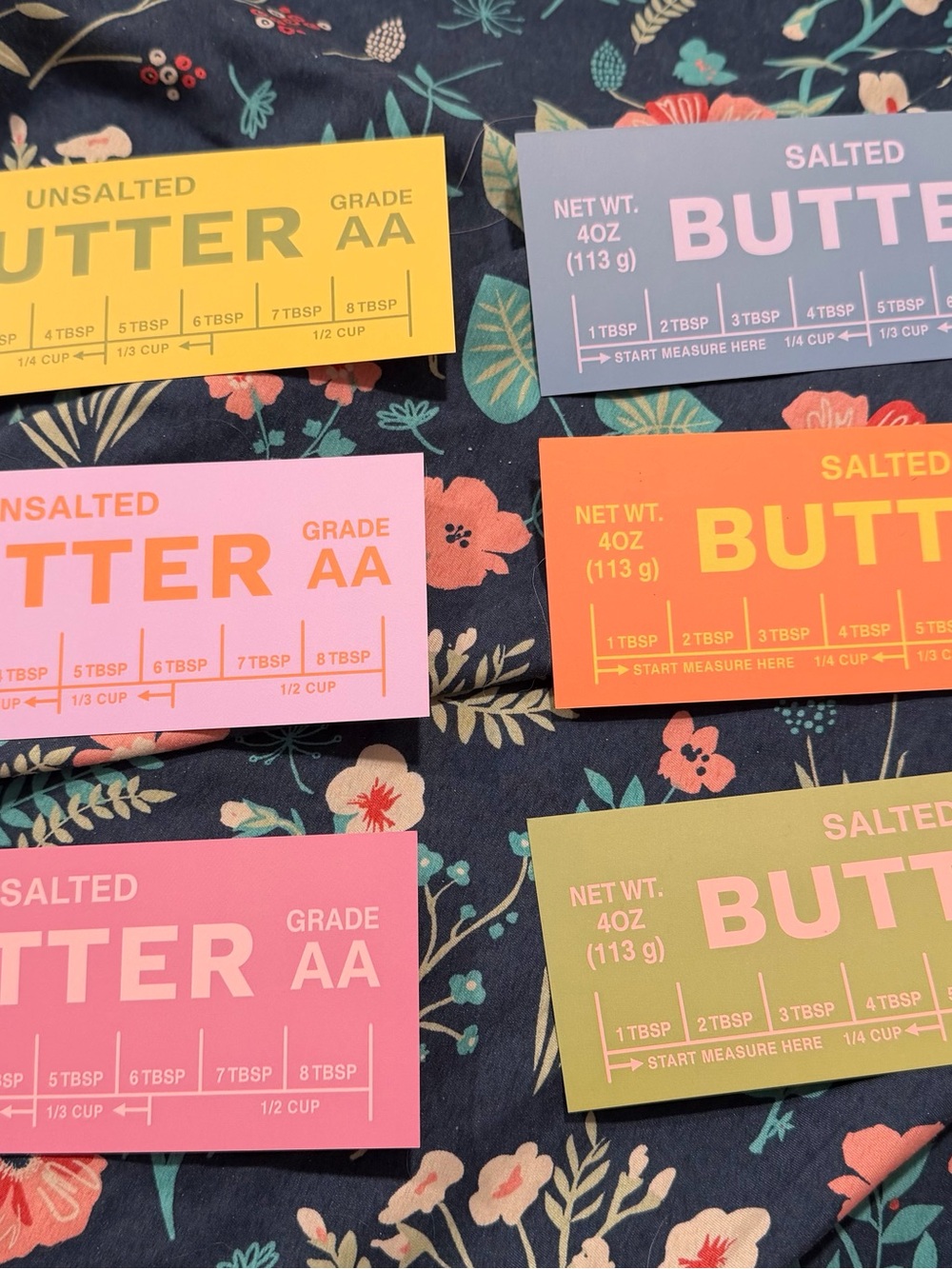 6 Butter Bookmarks
